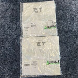 Two Graphic T-Shirts Vlone Juice Wrld XO double agent The wknd collab 2 shirts!